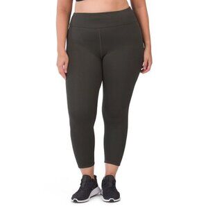 Kyodan Plush Brushed Inside Leggings ARMY GREEN | Size 1X